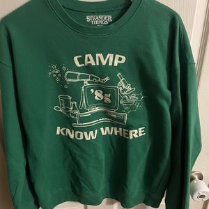 Stranger things crewneck sweater